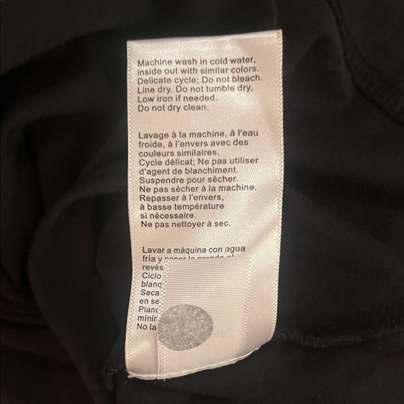 Psycho Bunny Black Short Sleeve Tee with White Trim and Logo - Picture 7 of 7